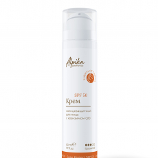 Крем солнцезащитный для лица SPF 50 с коэнзимом Q10, 50мл - alwento.ru – Екатеринбург